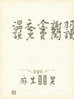 温衣念谢羽渊小说免费阅读