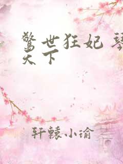 惊世狂妃 琴战天下