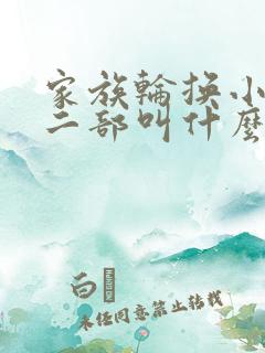 家族轮换小说第二部叫什么名字