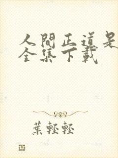 人间正道是沧桑全集下载