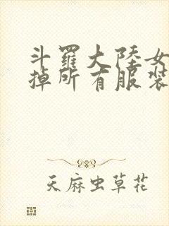 斗罗大陆女生去掉所有服装网站