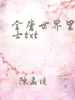金庸世界里的道士txt