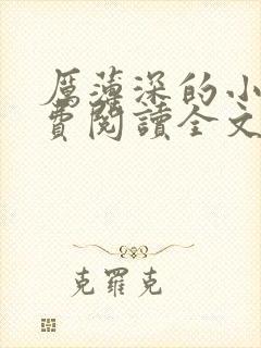 厉薄深的小说免费阅读全文