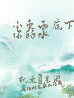 小东西底下都是你的水
