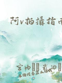 阿v拍摄指南