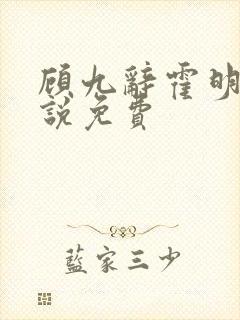 顾九辞霍明澈小说免费