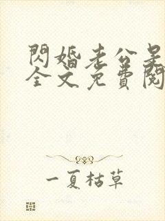 闪婚老公是总裁全文免费阅读