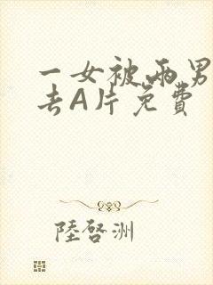 一女被两男桶进去A片免费