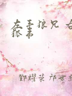 左手狼兄 右手狐弟