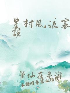 农村风流寡妇小说