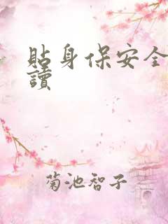 贴身保安全文阅读