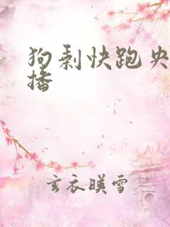 狗剩快跑央八首播