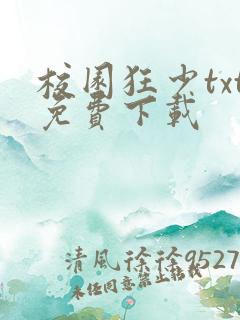 校园狂少txt免费下载
