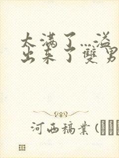 太满了...溢出来了双男动漫