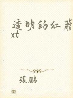 透明的红萝卜txt