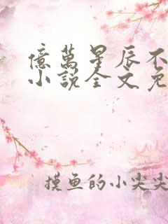 亿万星辰不及你小说全文免费阅读