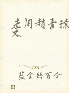 老周赵青徐娅全文