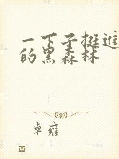 一下子挺进浓密的黑森林