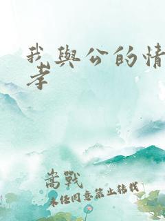 我与公的情乱妻孝