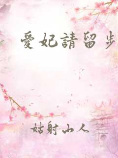 爱妃请留步