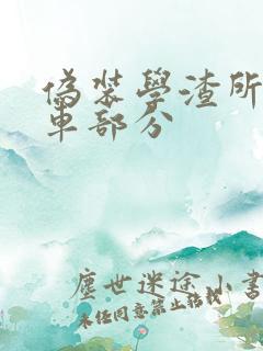 伪装学渣所有开车部分