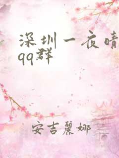 深圳一夜晴交友qq群