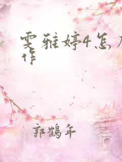 雯雅婷4怎么操作