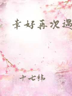 幸好再次遇见你