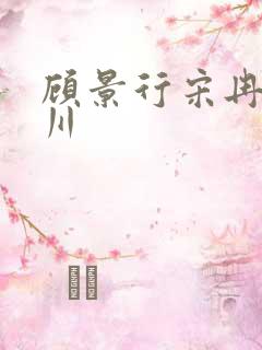 顾景行宋冉肖洛川