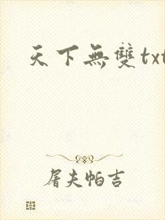 天下无双txt