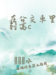 在公交车里c弄到高c