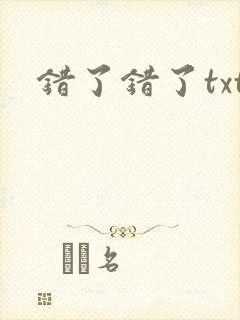 错了错了txt