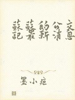 苏苏的公交车日记最新消息