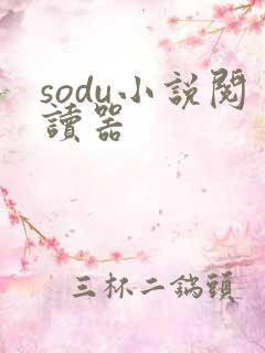 sodu小说阅读器