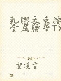 乳胶衣束腰勒紧金属腰带TXT