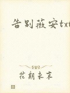 告别薇安txt