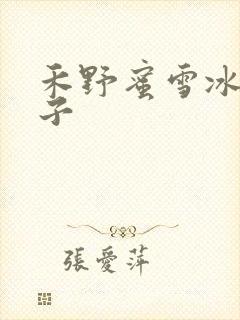 禾野蜜雪冰城本子