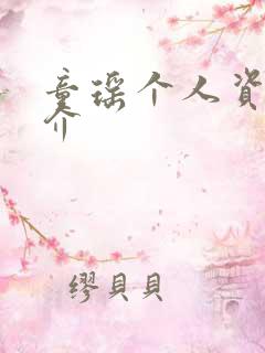 童瑶个人资料简介