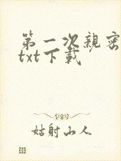 第一次亲密接触txt下载
