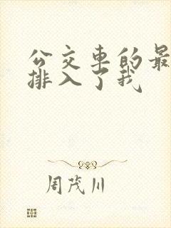 公交车的最后一排入了我