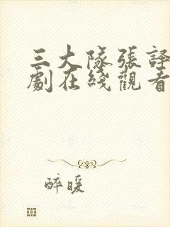 三大队张译电视剧在线观看免费