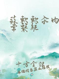 苏软软汆肉的日常系统