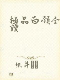 极品白领全文阅读