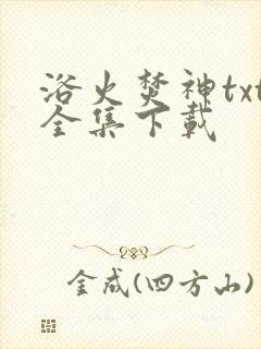 浴火焚神txt全集下载