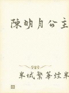 陈明月公主之夜