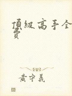 顶级高手全文免费