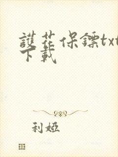 护花保镖txt下载