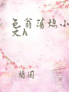 色翁荡熄小说全文h