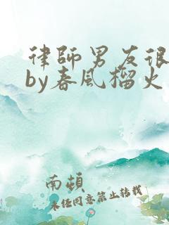 律师男友很难撩by春风榴火