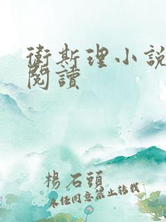 卫斯理小说在线阅读